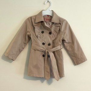 Urban Republic Tan Trench Coat Girls Size 4T